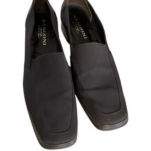 Rangoni Firenze chocolate brown block heel size 8 AA made in Italy